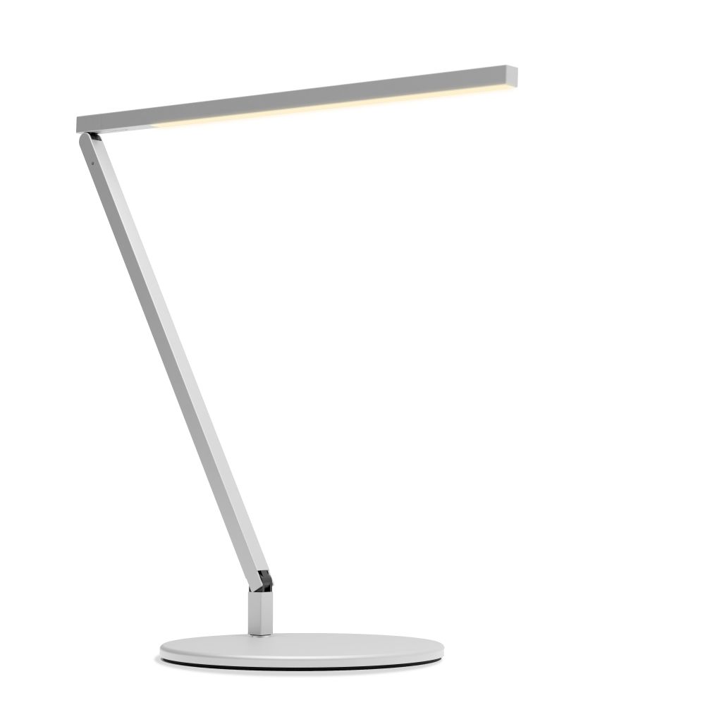 Koncept Lighting ZBD1000-W-SIL-DSK Z-Bar Solo LED Desk Lamp Gen 4 (Warm Light; Silver)